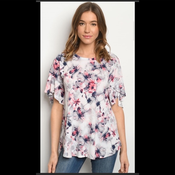 Floral top New with Tag - Picture 1 of 4